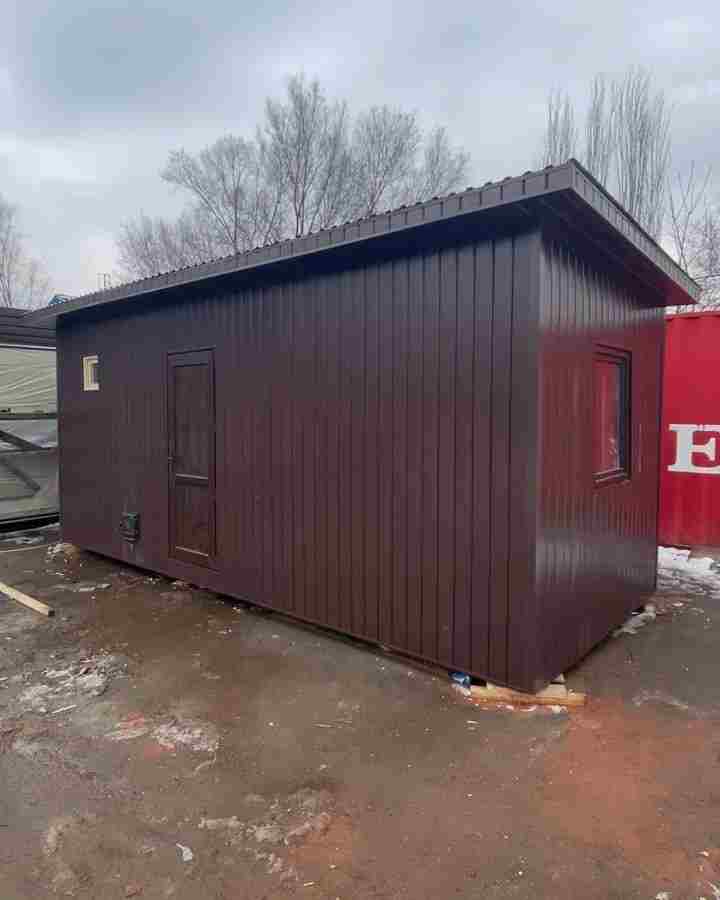 Баня из 20-ти футового контейнера